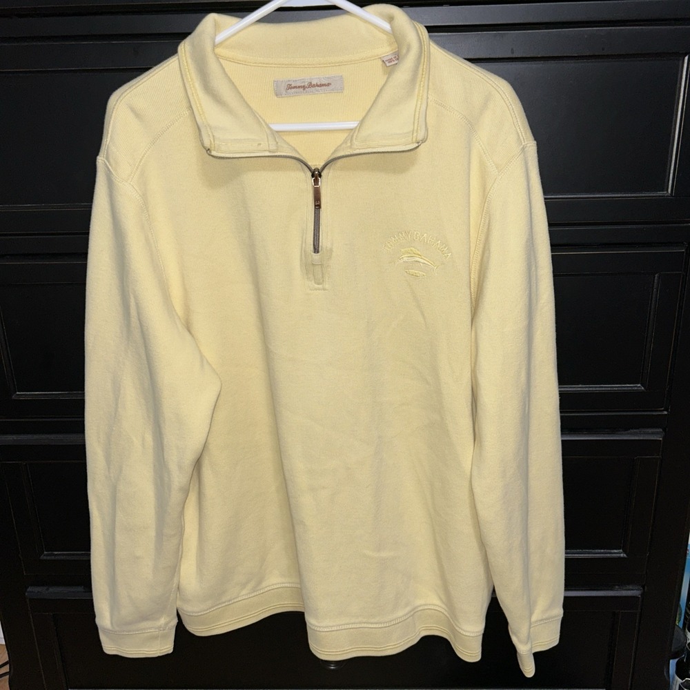 Tommy Bahama Yellow Sweater‎ Size Large